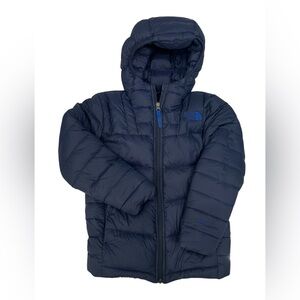 The North Face Boys 550 Down Jacket Blue Size S 7/8